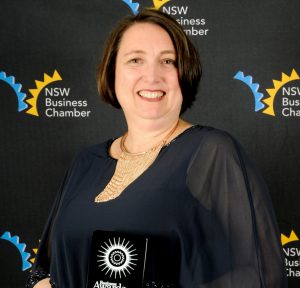 Picture of Ingrid Rothe at New England North West Chamber Awards